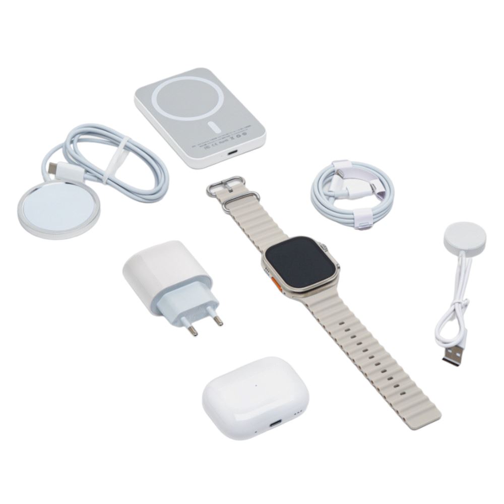 Reloj Inteligente Smartwatch TW1000 Set Pack 7 en 1 Gray
